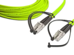 Lightwin LWL-Patchkabel Multimode LC – LC, OM5, Duplex, 1 m