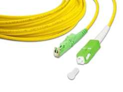 Lightwin LWL-Patchkabel SM E2000/APC – SC/APC, OS2, Simplex, 3 m