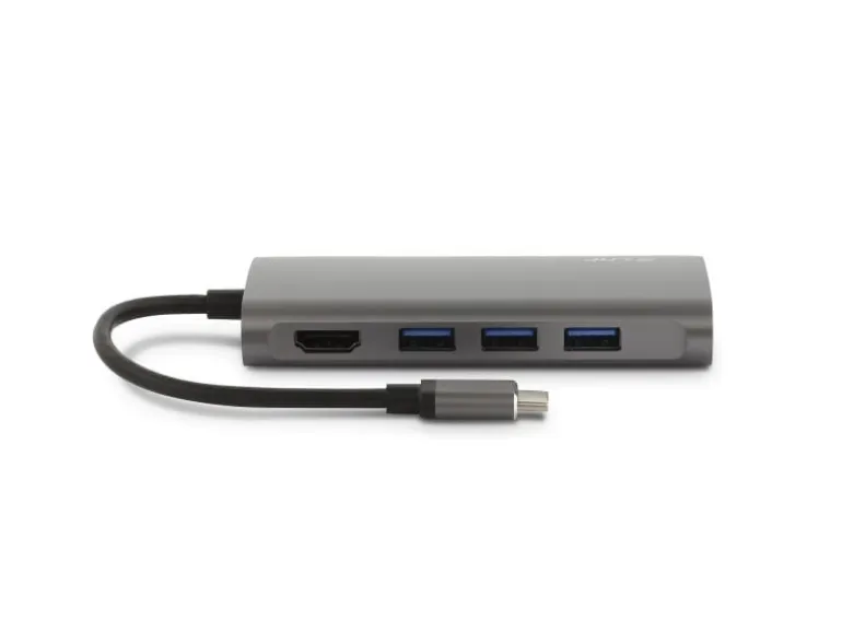 LMP Dockingstation USB-C Mini Dock Space Grau