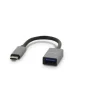 LMP USB 3.0 Adapter USB-C – USB-A 15 cm Spacegrau