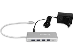 LMP USB-Hub USB Type-C – USB-A 3.0, USB -C Grau