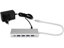 LMP USB-Hub USB Type-C – USB-A 3.0, USB -C Grau