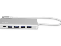 LMP USB-Hub USB Type-C – USB-A 3.0, USB -C Silber