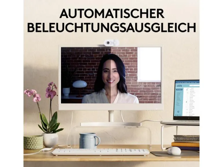 Logitech Brio 100 Weiss