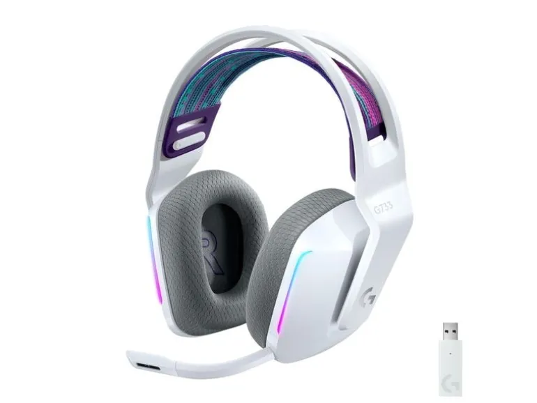 Logitech Gaming-Headset G733 Lightspeed Weiss