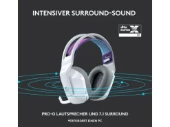 Logitech Gaming-Headset G733 Lightspeed Weiss