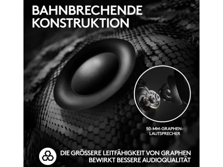 Logitech Gaming-Headset G Pro X 2 Wireless Lightspeed Gaming Schwarz