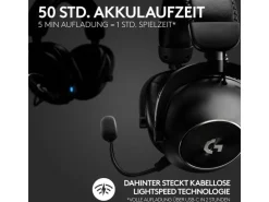 Logitech Gaming-Headset G Pro X 2 Wireless Lightspeed Gaming Schwarz
