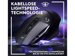 Logitech Gaming-Maus G502 X Lightspeed Schwarz
