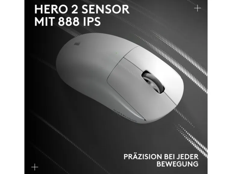 Logitech Gaming-Maus Pro X Superlight 2 Lightspeed Weiss