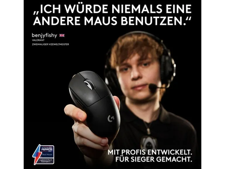 Logitech Gaming-Maus Pro X Superlight 2 Lightspeed Weiss