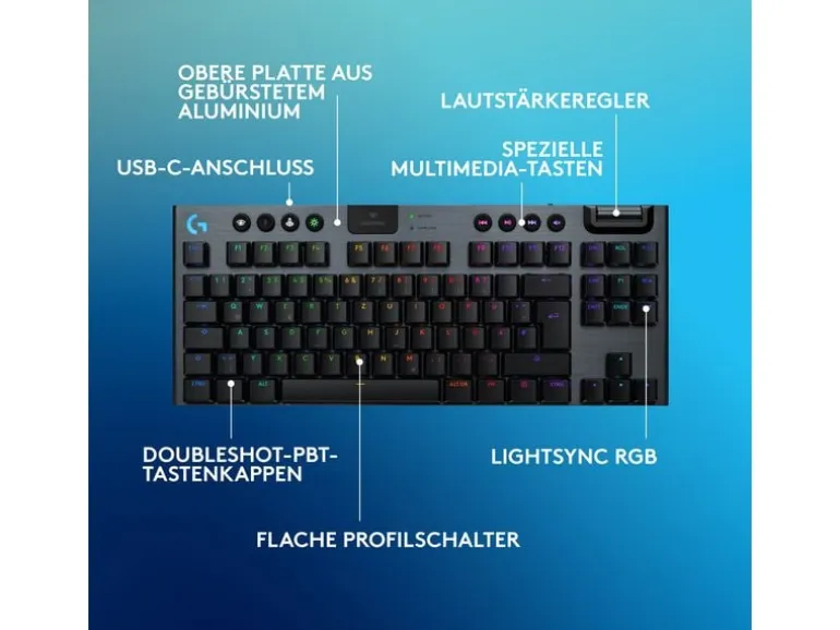 Logitech Gaming-Tastatur G915 X Lightspeed TKL GL Tactile