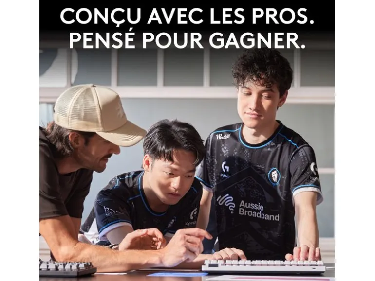 Logitech Gaming-Tastatur Pro X TKL Rapid Weiss