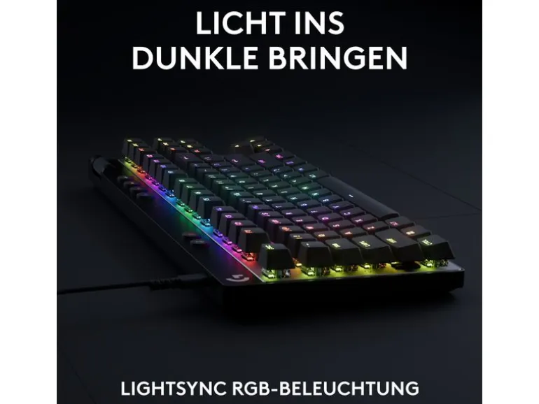 Logitech Gaming-Tastatur Pro X TKL Rapid Schwarz