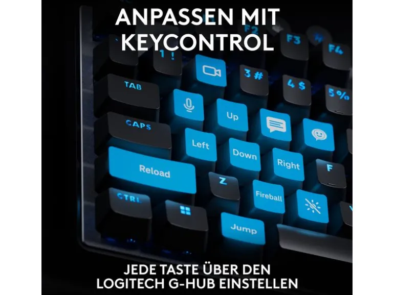 Logitech Gaming-Tastatur Pro X TKL Rapid Schwarz