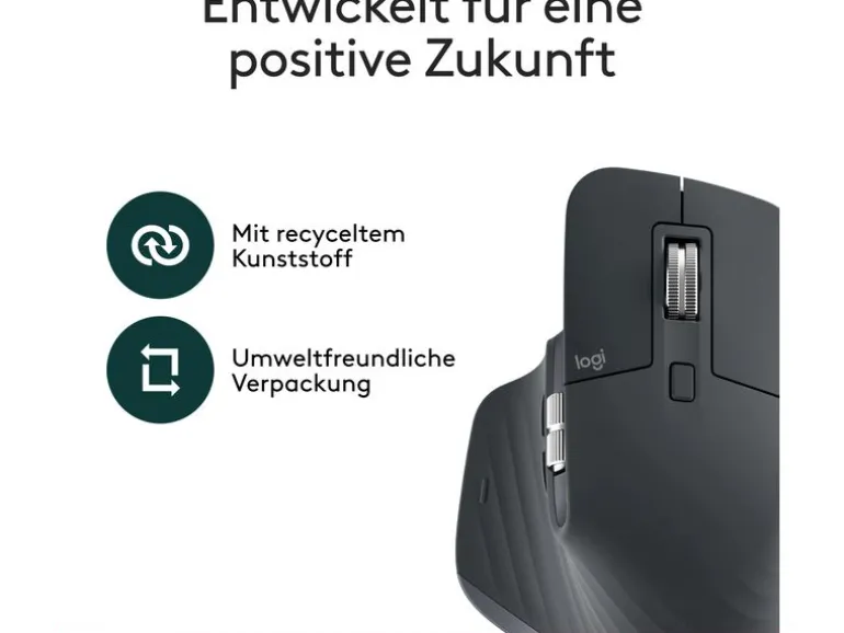 Logitech Maus MX Master 3S Bluetooth Edition ohne Empfänger