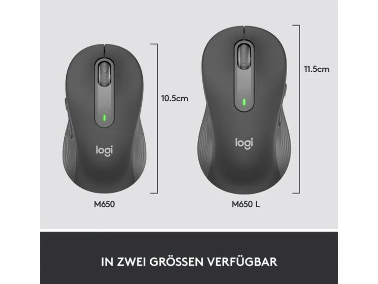 Logitech Maus Signature M650 L Graphite