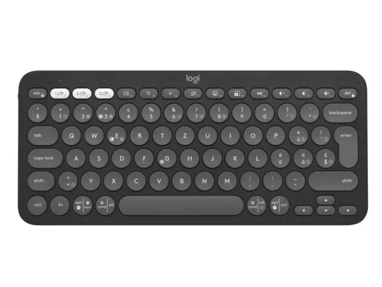 Logitech Pebble Keys 2 K380s Multi-Device-Tastatur Graphit