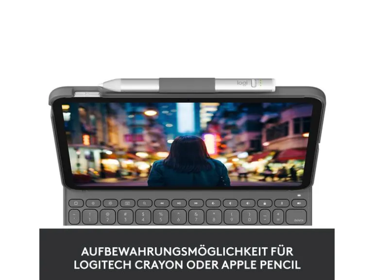 Logitech Tablet Tastatur Cover Slim Folio iPad (10. Gen, A16/2025)