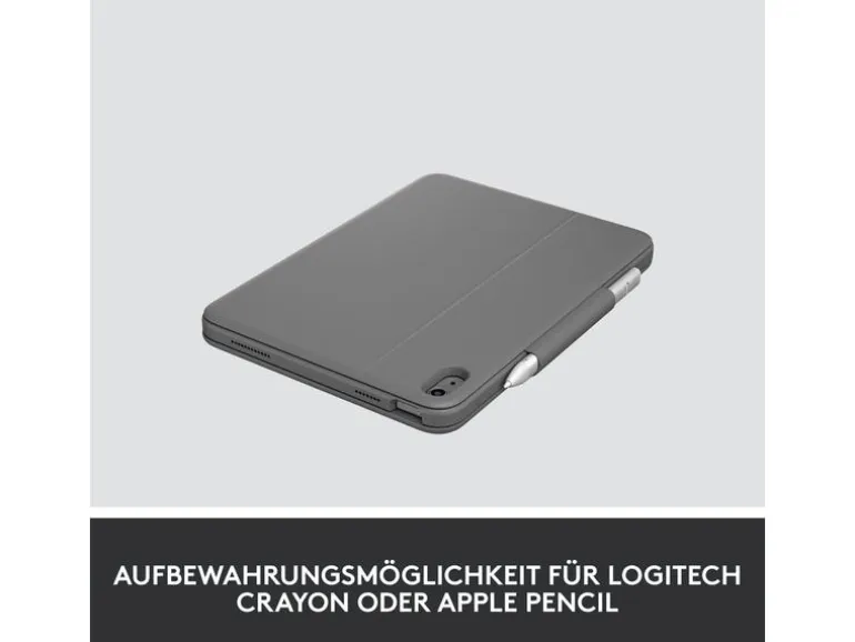 Logitech Tablet Tastatur Cover Rugged Folio iPad (10. Gen, A16/2025)