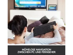 Logitech Tastatur K400 Plus CH-Layout