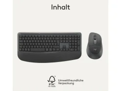 Logitech Tastatur-Maus-Set Signature Comfort Plus MK880