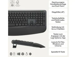 Logitech Tastatur-Maus-Set Signature Comfort Plus MK880