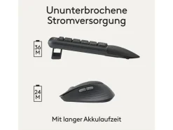 Logitech Tastatur-Maus-Set Signature Comfort Plus MK880