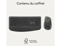 Logitech Tastatur-Maus-Set Signature Comfort Plus MK880
