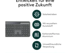 Logitech Tastatur Slim Solar+ K980 Business CH-Layout