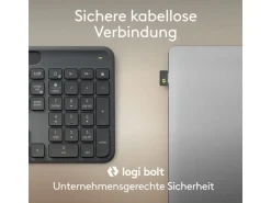 Logitech Tastatur Slim Solar+ K980 Business CH-Layout