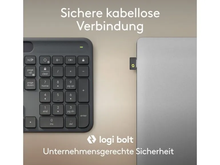Logitech Tastatur Slim Solar+ K980 Business CH-Layout