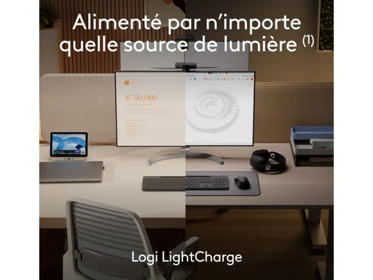 Logitech Tastatur Slim Solar+ K980 Business CH-Layout