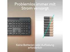 Logitech Tastatur Slim Solar+ K980 Business CH-Layout