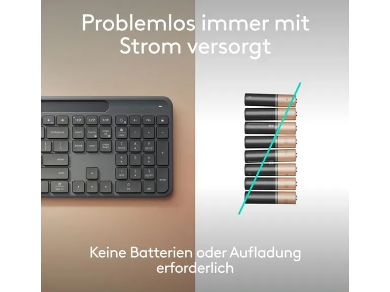 Logitech Tastatur Slim Solar+ K980 Business CH-Layout