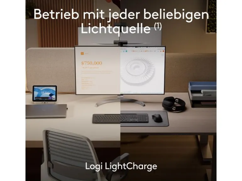 Logitech Tastatur Slim Solar+ K980 Business CH-Layout