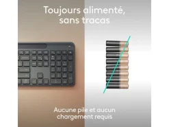 Logitech Tastatur Slim Solar+ K980 Business CH-Layout