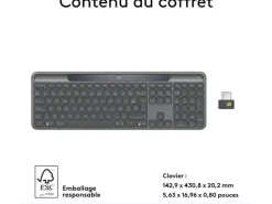 Logitech Tastatur Slim Solar+ K980 Business CH-Layout