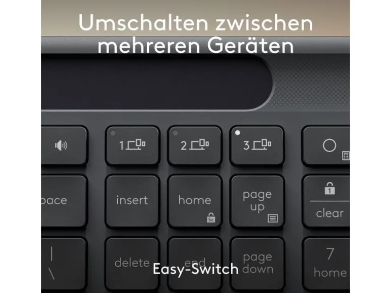 Logitech Tastatur Slim Solar+ K980 Business CH-Layout