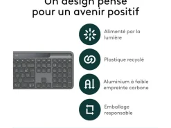 Logitech Tastatur Slim Solar+ K980 Business CH-Layout