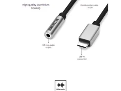Marmitek Audio-Adapter Connect USB-C > Audio USB-C - 3.5 mm Klinke