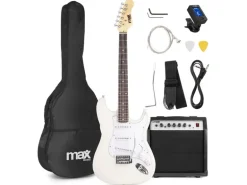 MAX E-Gitarre GigKit Weiss