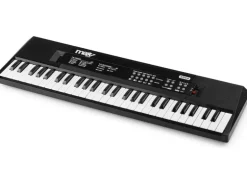 MAX Keyboard KD54 Tragbares Kinderkeyboard mit Mikrofon Schwarz