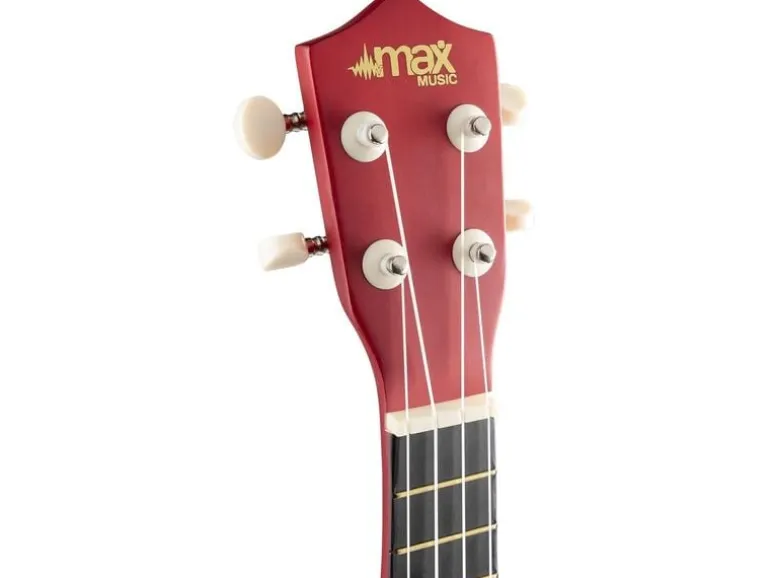 MAX Ukulele UKEY Set Soprano Natural 21 Zoll