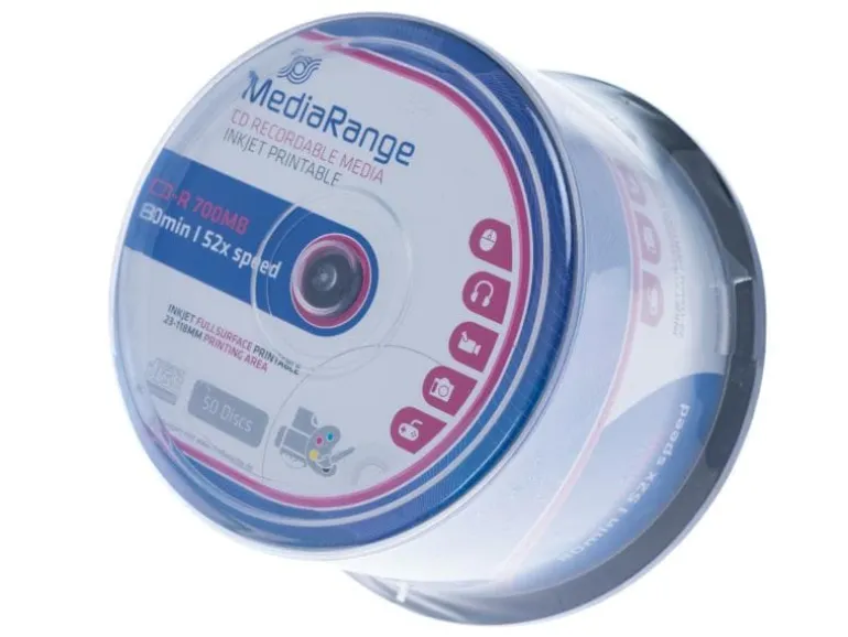 MediaRange CD-R Medien 700 MB, Spindel (50 Stück)