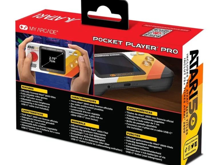 MyArcade Spielkonsole Pocket Player Pro Atari