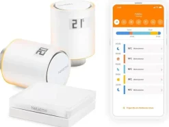 Netatmo Comfort Smarter Thermostat Starter Pack 2x Thermostat, 1x Hub