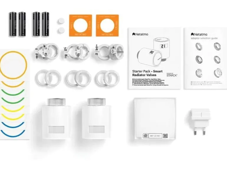 Netatmo Comfort Smarter Thermostat Starter Pack 2x Thermostat, 1x Hub