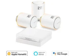 Netatmo Comfort Smarter Thermostat Starter Pack 3x Thermostat, 1x Hub