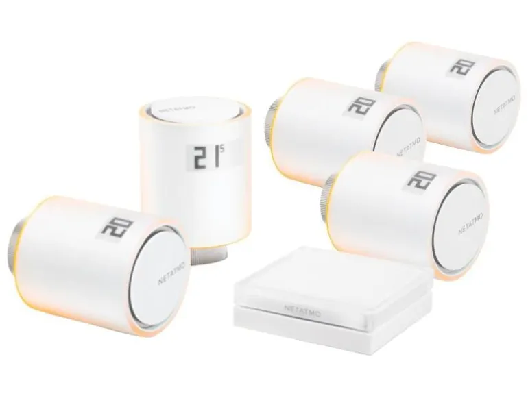 Netatmo Comfort Smarter Thermostat Starter Pack 5x Thermostat, 1x Hub